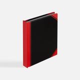 подробно 377359  Блокнот Accenti Mini, черный с красным