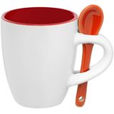 подробно 392505  Кофейная кружка Pairy с ложкой, красная ...